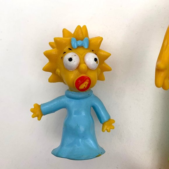 Vintage The Simpsons Bendable Action Figures Jesco - Lisa Maggie Marge - Picture 4 of 5
